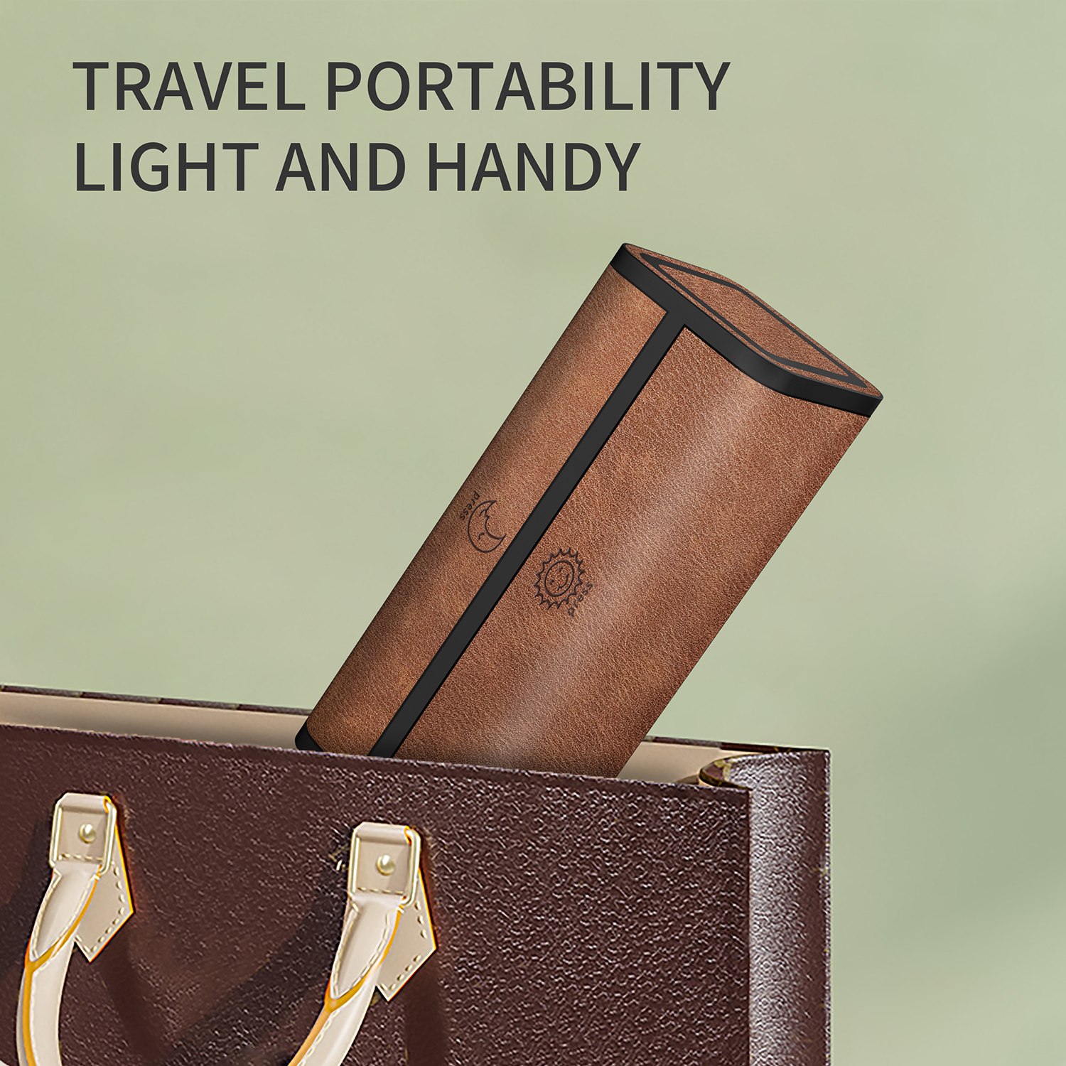 7 Day 2 Time Weekly Pill Organizer(Brown) - Image 7
