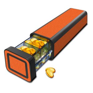 7 Day 1 Time Pill Organizer (Orange)