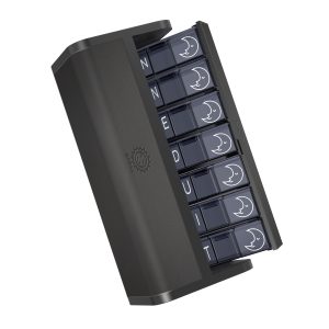 7 Day 2 Time Weekly Pill Organizer(Black)